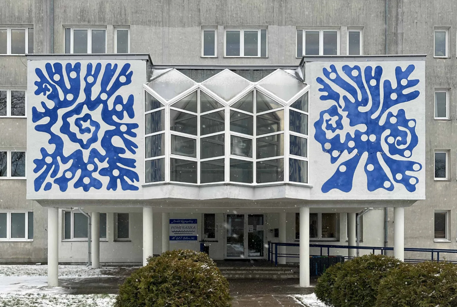 Ukończony mural nr 1 stworzony w ramach projektu Seatizens Bio-Murals